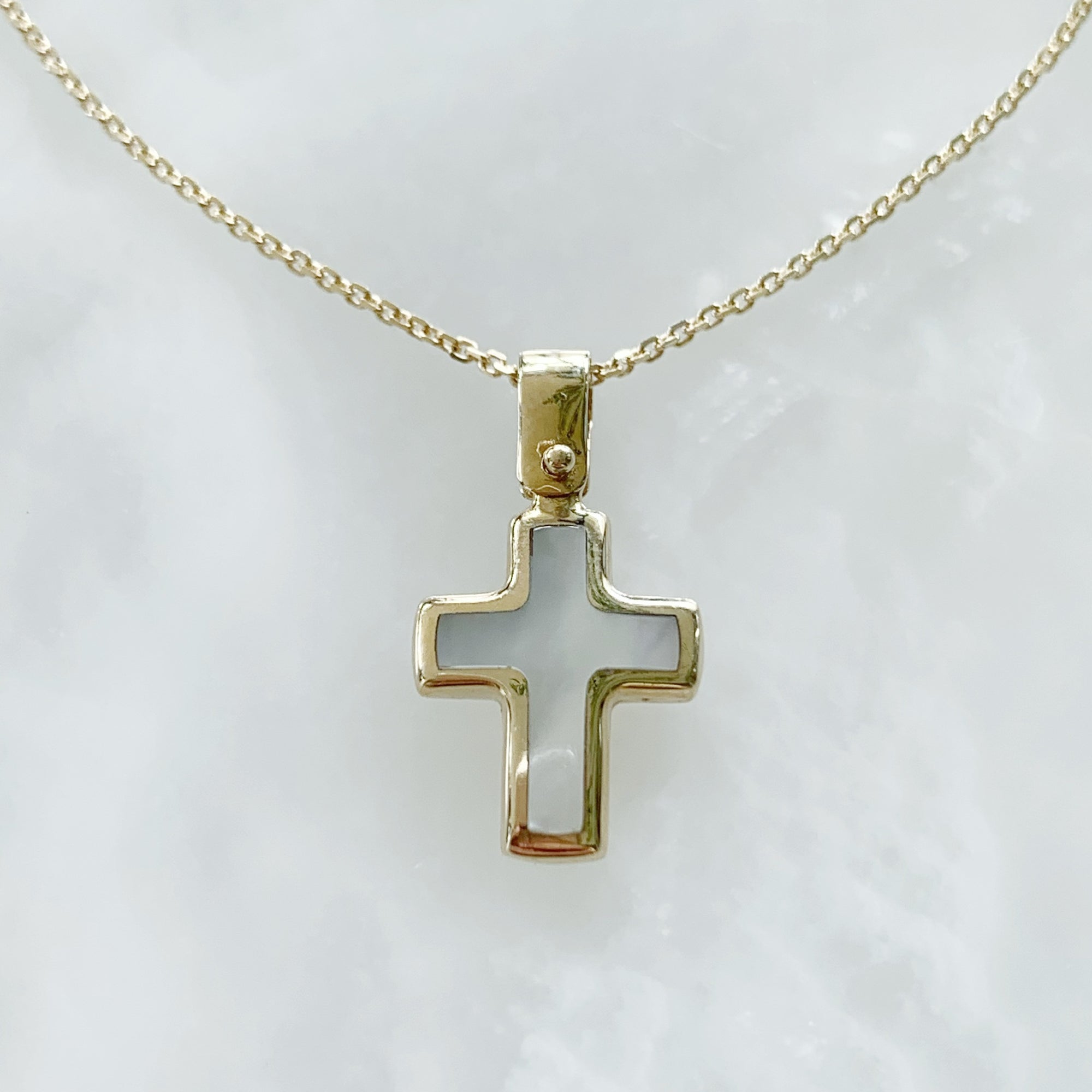 Cadena con Cruz Oro 14k Mod. 2a6e