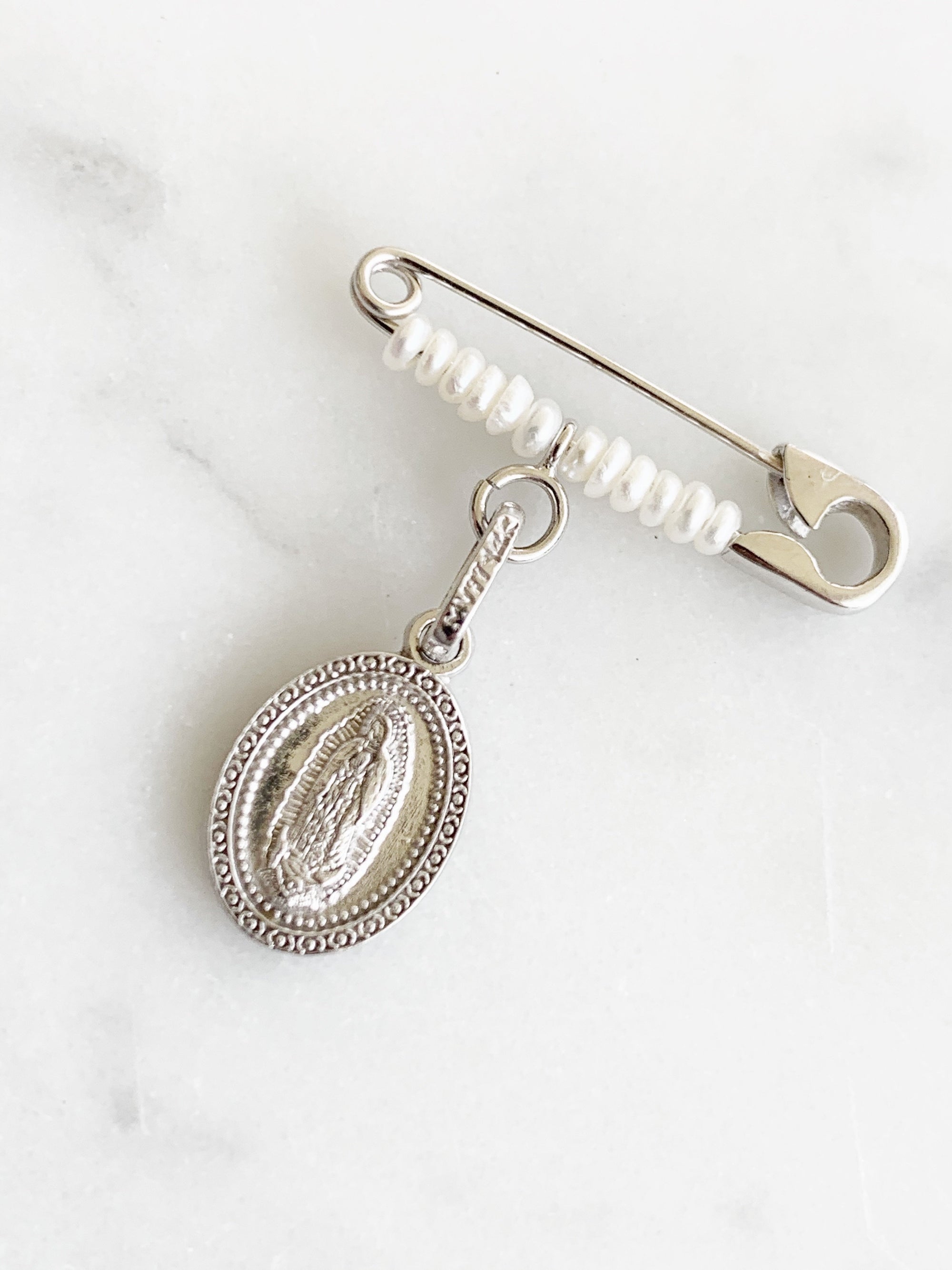 Baby Pin de la Virgen de Guadalupe Oro 14k Mod. 2a0be