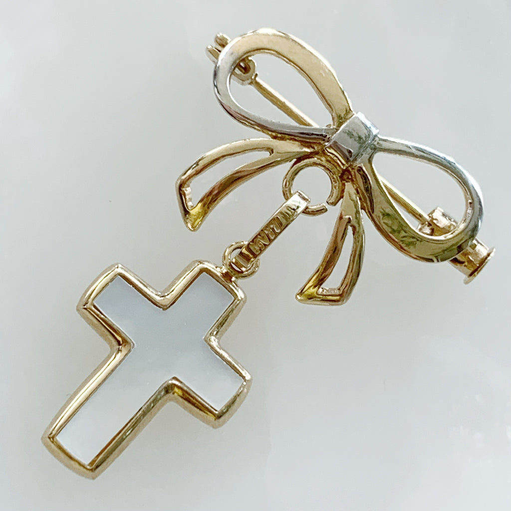 Baby Pin con Cruz Oro 14k Mod 3a1e