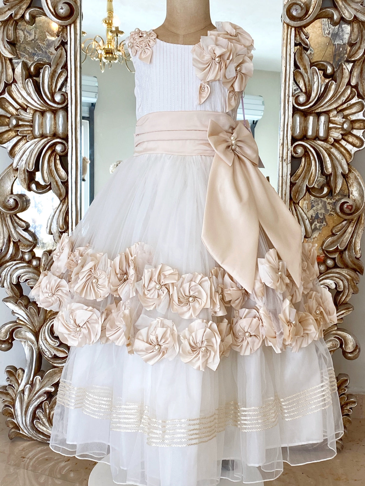 Vestido para Niña de Presentación o Paje Mod. Mev4258 T4