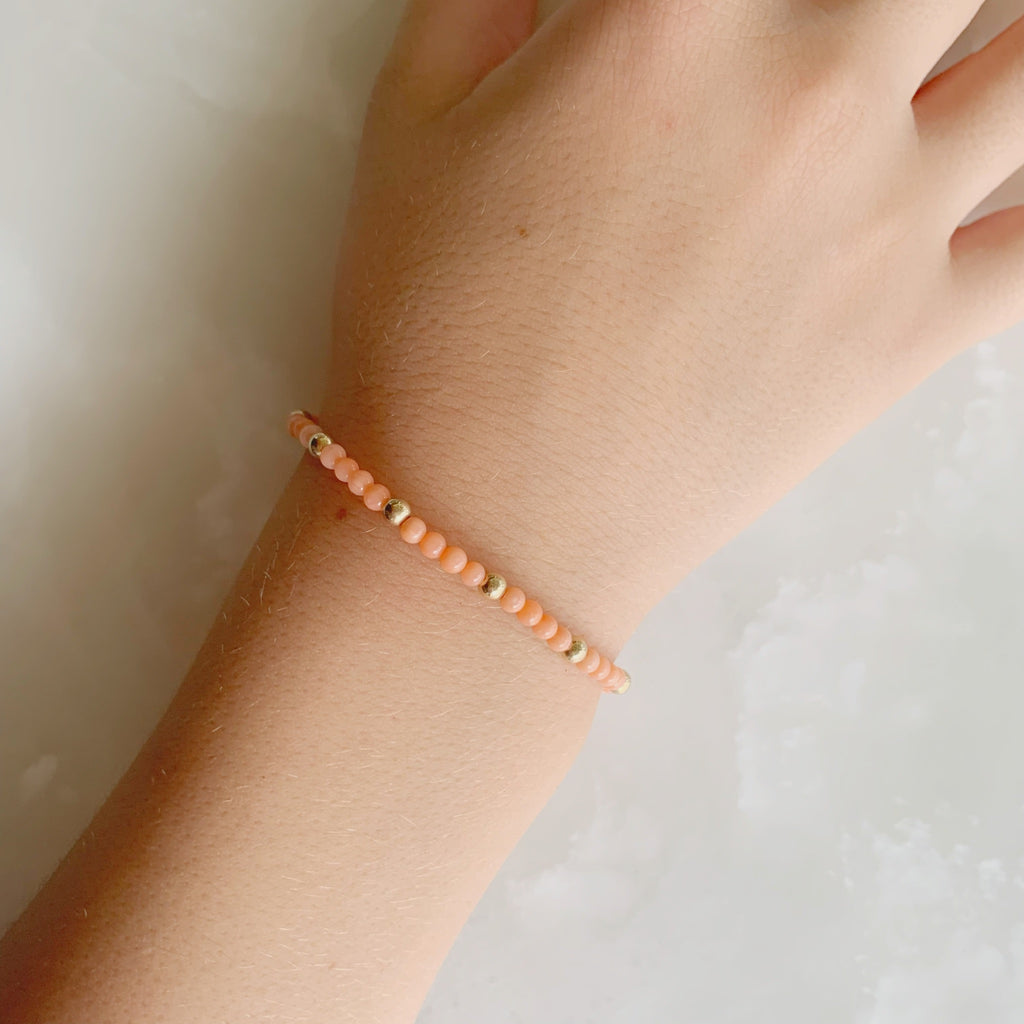 Esclava para Bebe o Niño (a) en Oro 14k Mod. Coral2