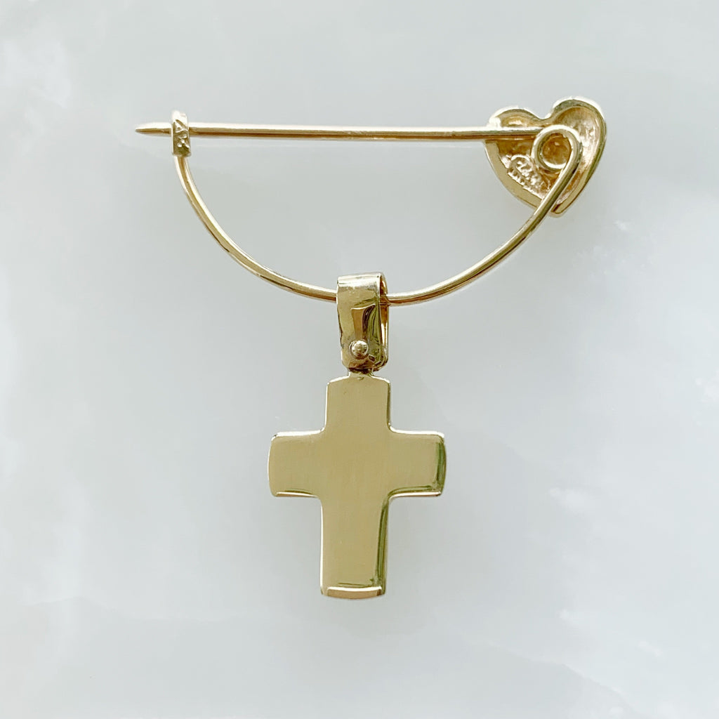 Baby Pin con Cruz Oro 14k Mod 2a1e