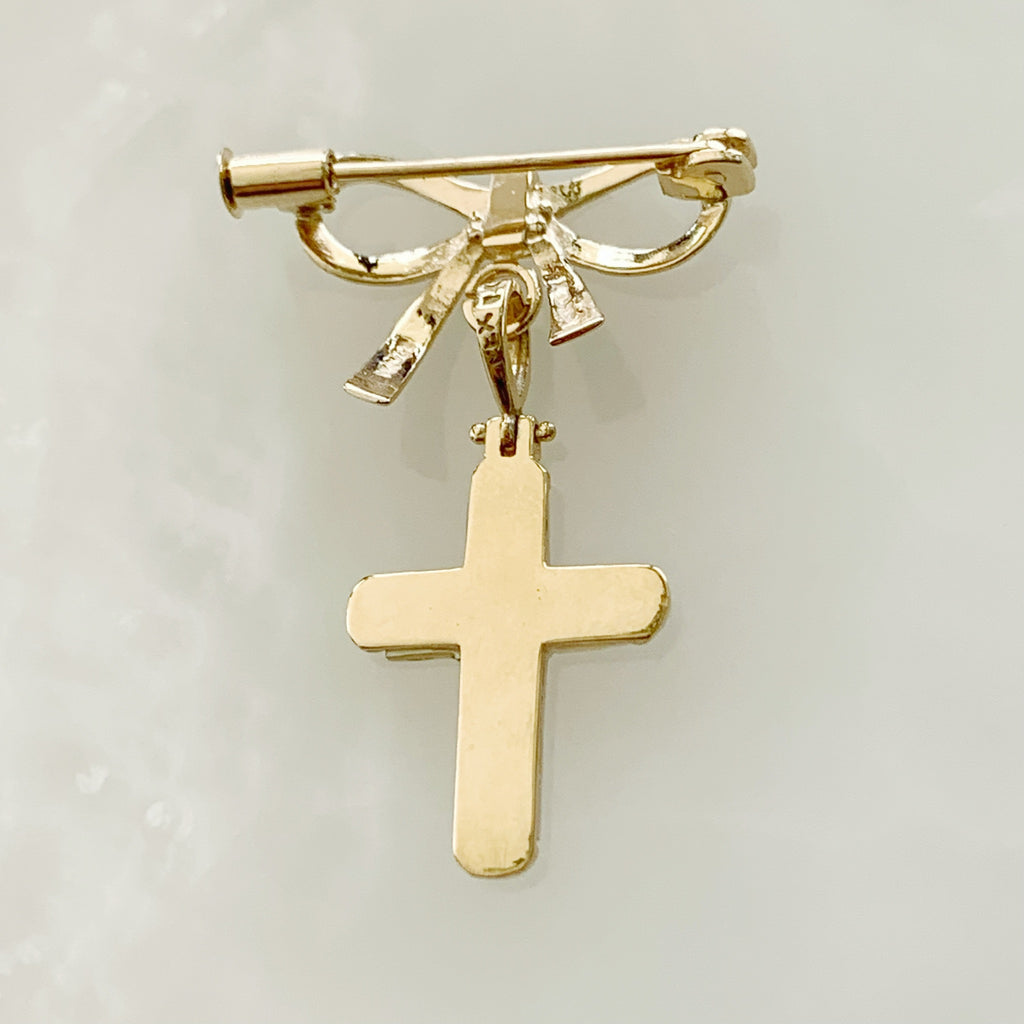 Baby Pin con Cruz Oro 14k Mod 2a8e