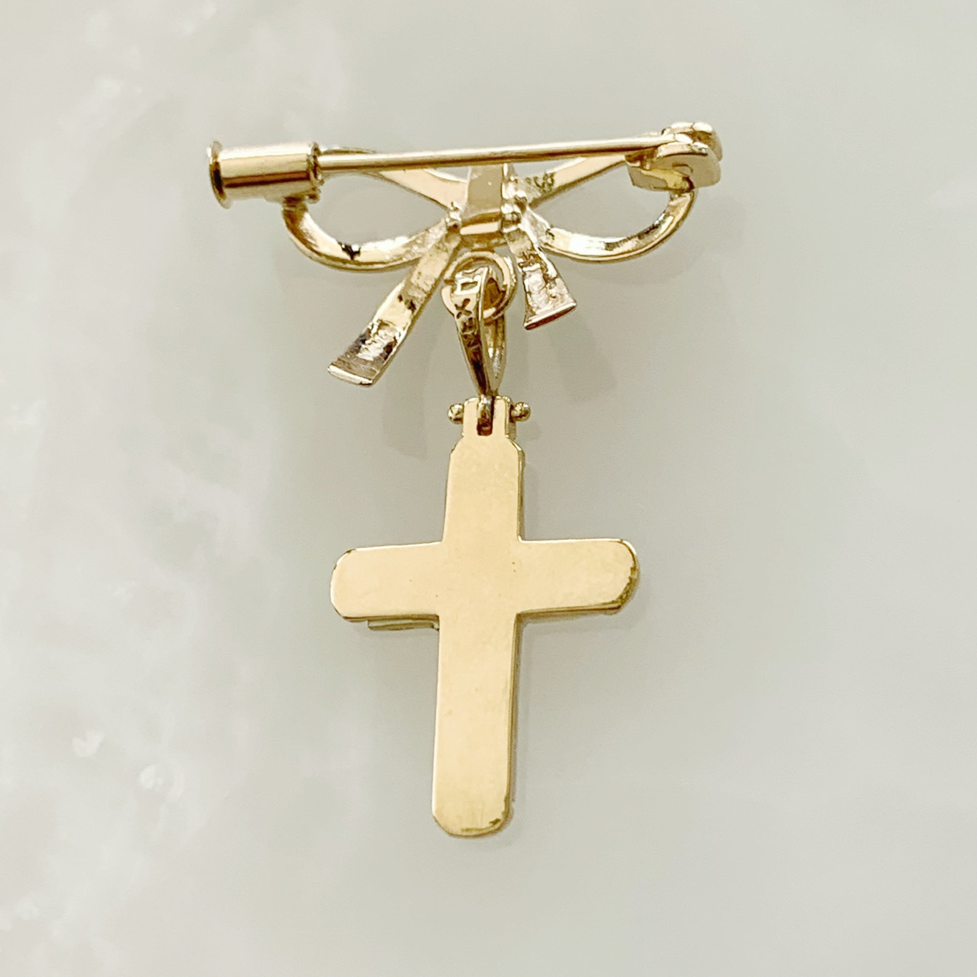 Baby Pin con Cruz Oro 14k Mod 2a8e