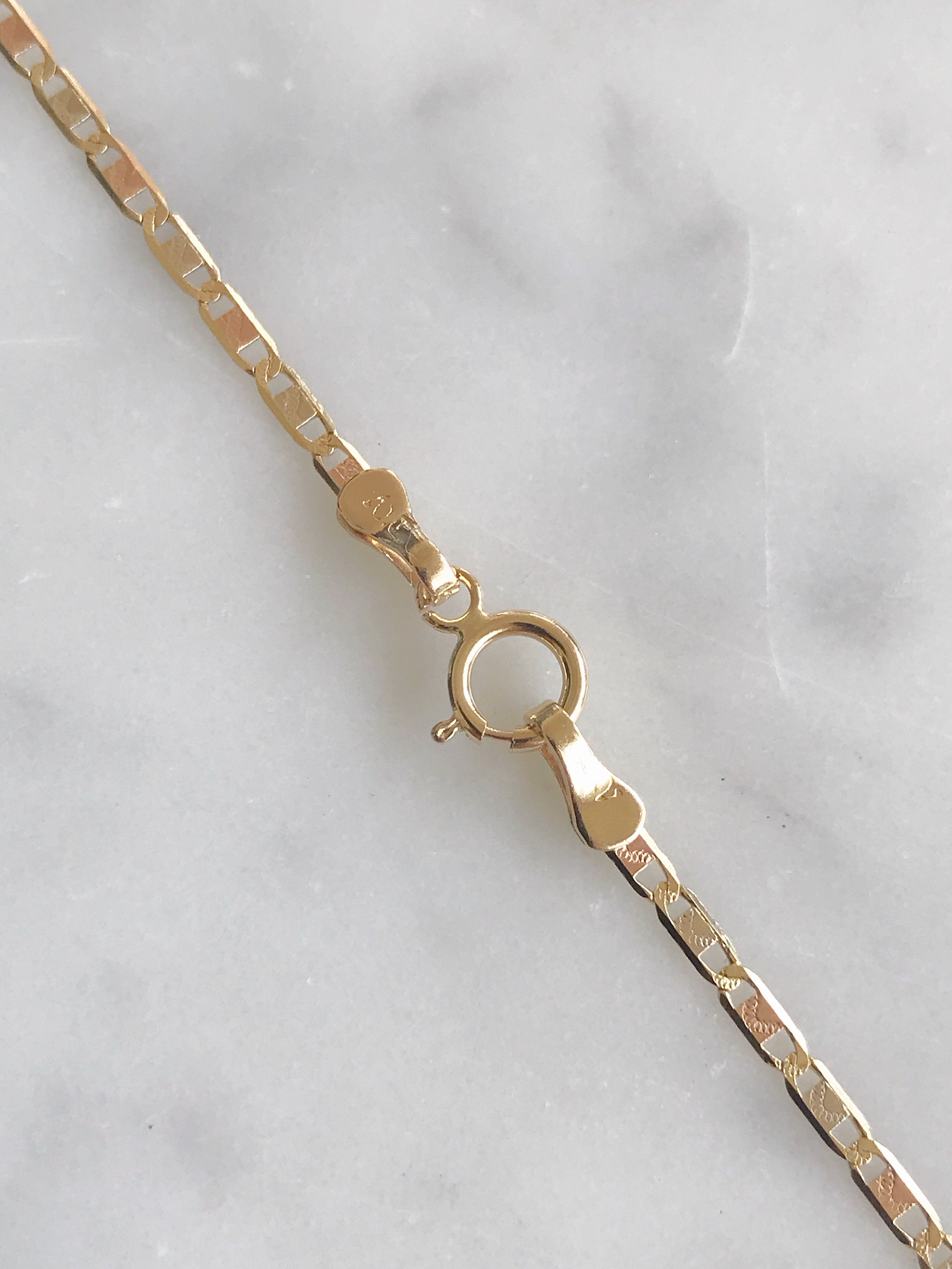 Cadena con Medalla Virgen De Gpe. Oro 14k Mod Cn1a8 + Mea8