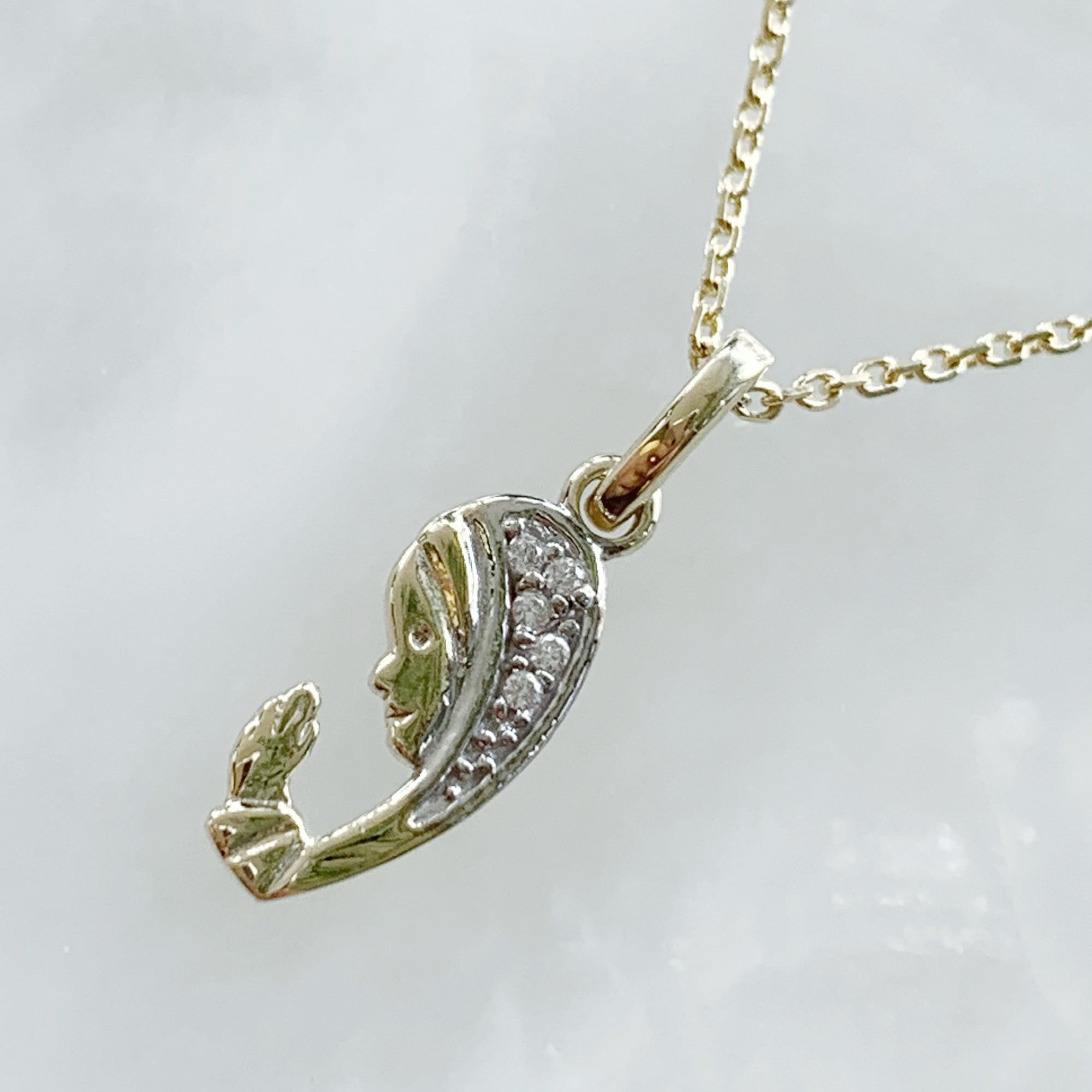 Cadena con Madonna Oro 14k Mod. 2a4e