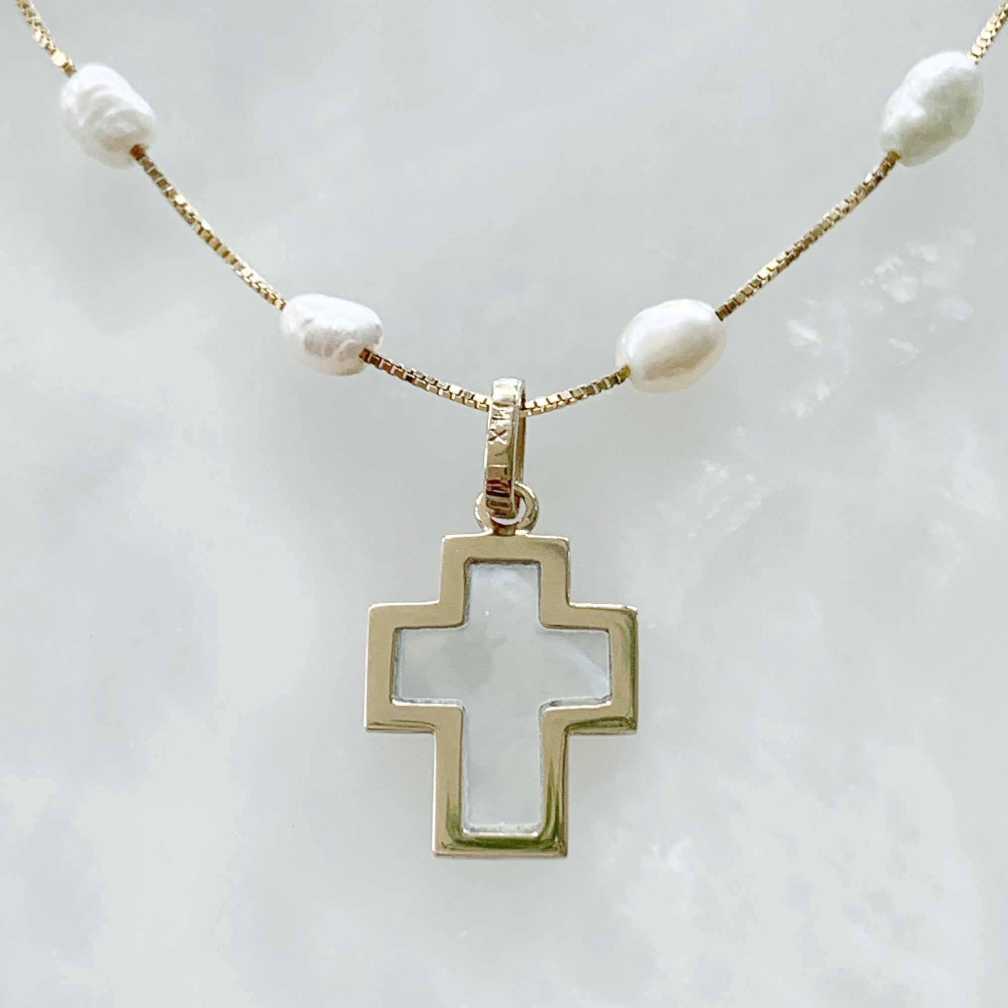 Cadena con Cruz Oro 14k Mod. 4a2e